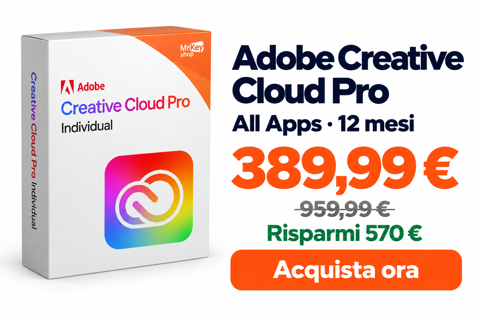 Offerta Adobe Creative Cloud Pro