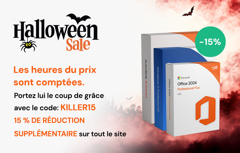 Offres d'Halloween chez Mr Key Shop